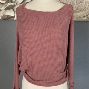 Free people mercury boat neck thermal
